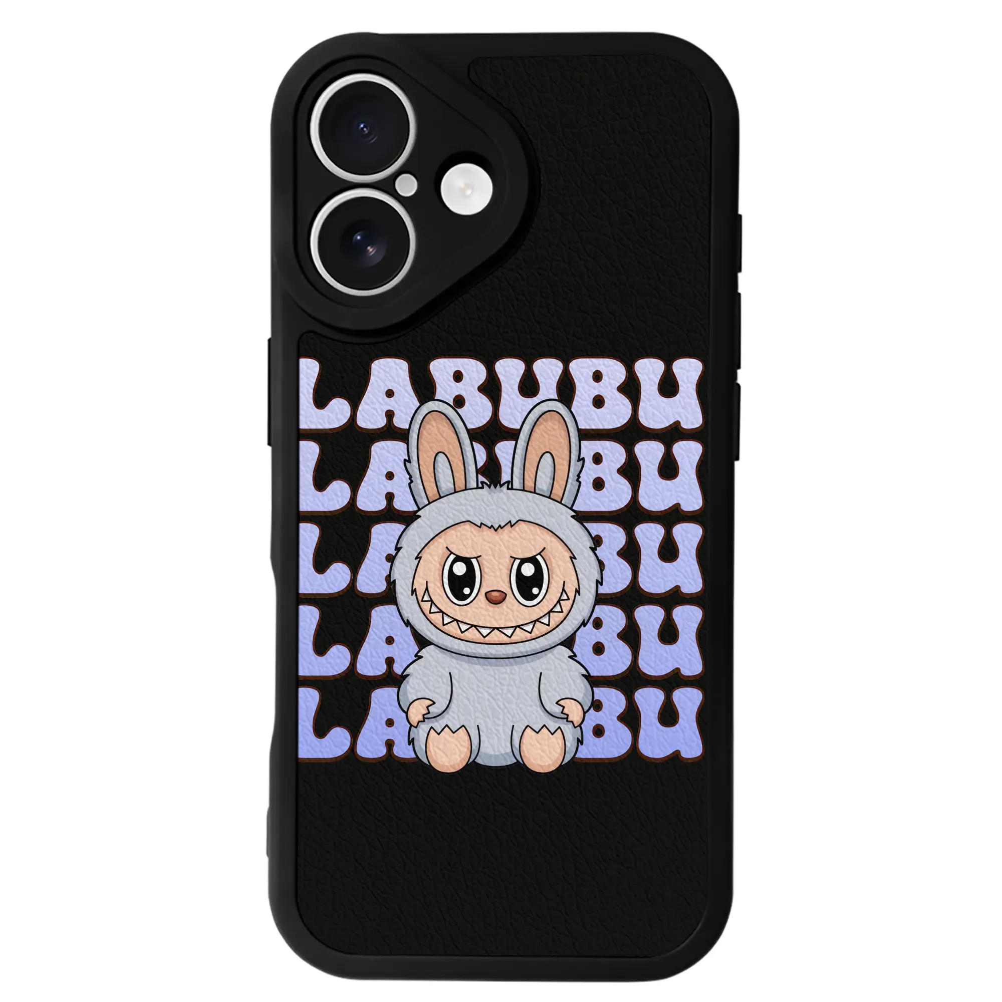 ラブブ グッズ ラブブ - IPhone 16シリーズ対応 ・ シリコンスマホケース ・ レザー調 ・ 高精度フィット ・ 耐衝撃 ・ ワイヤレス充電対応 ・ 精密カット